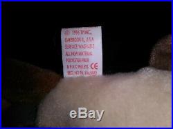 RARE Ty Beanie babies Retired CLAUDE The Crab with ALL CAPS Tag Errors 1996
