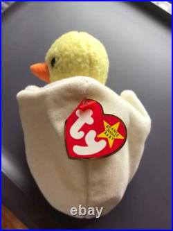 RARE Ty Original Beanie Baby EGGBERT Vintage 1998 & Tag Errors RETIRED