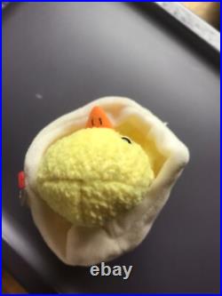 RARE Ty Original Beanie Baby EGGBERT Vintage 1998 & Tag Errors RETIRED