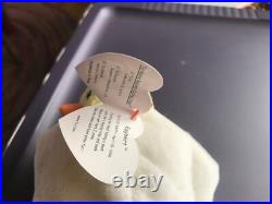 RARE Ty Original Beanie Baby EGGBERT Vintage 1998 & Tag Errors RETIRED