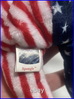 RARE- Ty Pink Face Spangle Beanie Babies Errors 1999 Mint Retired