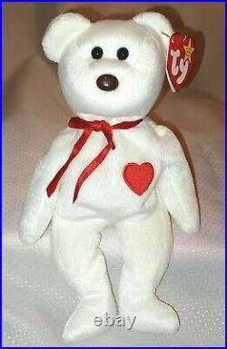 RARE Ty Valentino Beanie Baby! With Multiple Errors & HANG TAG ERROR! Excellent