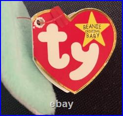 RARE VINTAGE RETIRED HIPPITY, The Bunny Beanie Original Babies Collection ERRORS