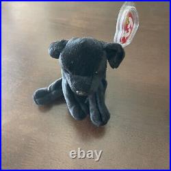 RARE VINTAGE TY Beanie Baby Luke the Puppy 1999 Retired? ERRORS