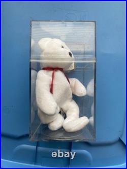 RARE Valentino Beanie Baby 1993 Brown Nose, PVC Pellets, Rare Two Tags Errors