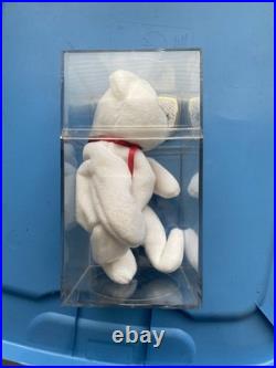 RARE Valentino Beanie Baby 1993 Brown Nose, PVC Pellets, Rare Two Tags Errors