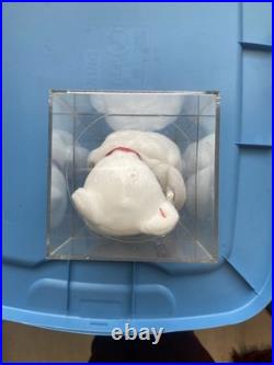 RARE Valentino Beanie Baby 1993 Brown Nose, PVC Pellets, Rare Two Tags Errors