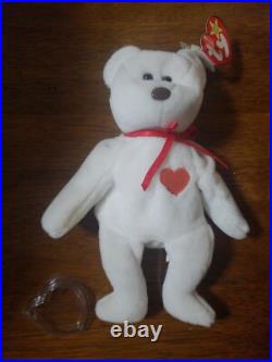 RARE Valentino Beanie Baby Bear with 8 errors/rare features 1993/1994 MINT Cond