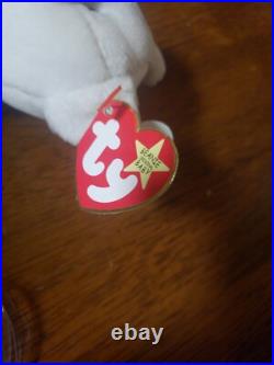 RARE Valentino Beanie Baby Bear with 8 errors/rare features 1993/1994 MINT Cond