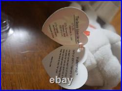 RARE Valentino Beanie Baby Bear with 8 errors/rare features 1993/1994 MINT Cond