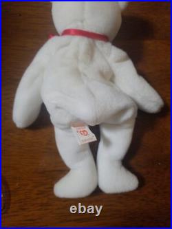 RARE Valentino Beanie Baby Bear with 8 errors/rare features 1993/1994 MINT Cond