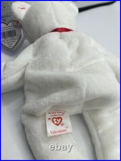 RARE Valentino Beanie Baby with tag errors, PVC, and brown nose MINT COND