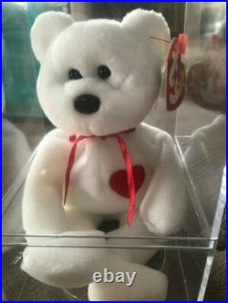 RARE Valentino The Bear TY Beanie Babies Retired 1994 Multiple Errors