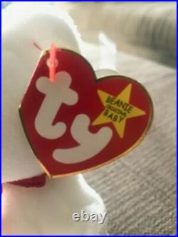 RARE Valentino The Bear TY Beanie Babies Retired 1994 Multiple Errors