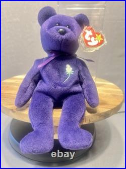 RARE Vintage MWMT 1st Edition Ty Princess Diana Beanie Baby Made INDONESIA PVC