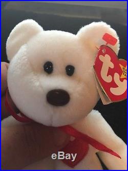 RARE Vintage Valentino Beanie Baby Misspelled Tag and PVC Pellets lots of errors
