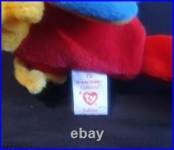 RARE WITH ERRORS Jabber 1998 Date Error MINT Ty Vintage Beanie Baby