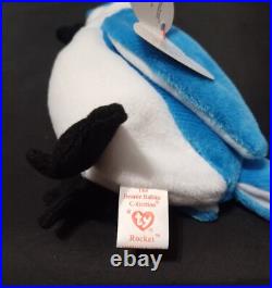 RARE WITH ERRORS Rocket 1998 MINT Ty Vintage Beanie Baby RARE WITH ERRORS Rocket 1998 MINT Ty Vintage Beanie Baby