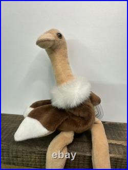 RARE WITH ERRORS Stretch 1997 MINT Ty Vintage Beanie Baby