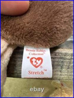 RARE WITH ERRORS Stretch 1997 MINT Ty Vintage Beanie Baby