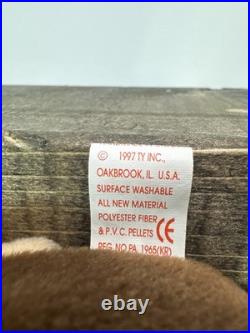 RARE WITH ERRORS Stretch 1997 MINT Ty Vintage Beanie Baby