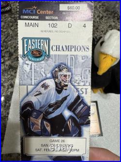 RARE Washington Capitals Giveaway TY 1996 Beanie Baby Baldy the Eagle