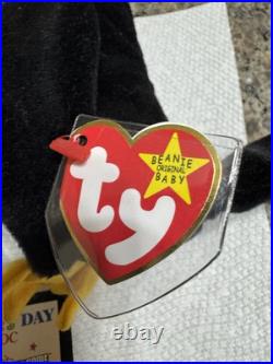 RARE Washington Capitals Giveaway TY 1996 Beanie Baby Baldy the Eagle