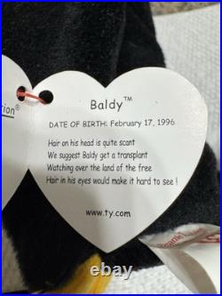 RARE Washington Capitals Giveaway TY 1996 Beanie Baby Baldy the Eagle