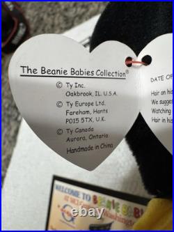 RARE Washington Capitals Giveaway TY 1996 Beanie Baby Baldy the Eagle