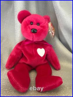 RARE With ERRORS Ty Valentina? The Red Bear Beanie Baby-1998/1999 tags RARE With ERRORS Ty Valentina? The Red Bear Beanie Baby-1998/1999 tags