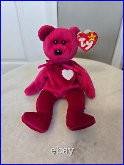 RARE With ERRORS Ty Valentina? The Red Bear Beanie Baby-1998/1999 tags