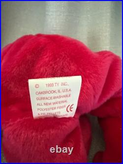 RARE With ERRORS Ty Valentina? The Red Bear Beanie Baby-1998/1999 tags RARE With ERRORS Ty Valentina? The Red Bear Beanie Baby-1998/1999 tags