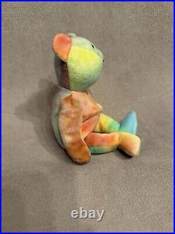 RARE With Multiple Tag Errors 1996 Ty Beanie Baby Peace Bear