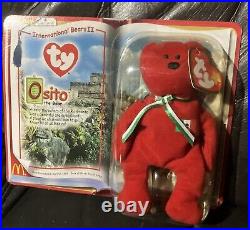 RARE in PACKAGE VINTAGE TY McDonalds 2000 Teenie Beanie Babies Osito Bear