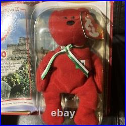 RARE in PACKAGE VINTAGE TY McDonalds 2000 Teenie Beanie Babies Osito Bear