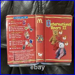 RARE in PACKAGE VINTAGE TY McDonalds 2000 Teenie Beanie Babies Osito Bear