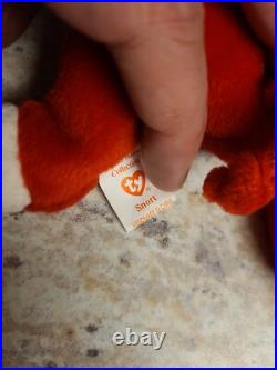 RARE retired Ty Beanie Baby Snort the Red Bull 1995