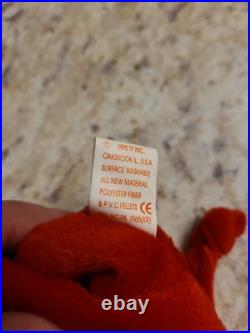 RARE retired Ty Beanie Baby Snort the Red Bull 1995