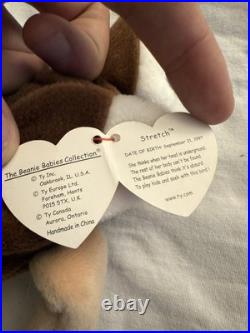 RARE ty beanie baby Stretch The Ostrich 1997 with tag ERRORS RARE ty beanie baby Stretch The Ostrich 1997 with tag ERRORS