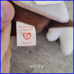 RARE ty beanie baby Stretch The Ostrich 1997 with tag ERRORS