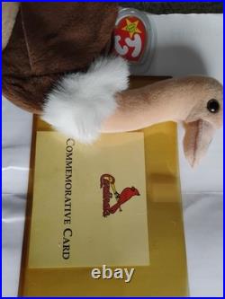 RARE ty beanie baby Stretch The Ostrich 1997 with tag ERRORS AND COA CERTIFICATE RARE ty beanie baby Stretch The Ostrich 1997 with tag ERRORS AND COA CERTIFICATE