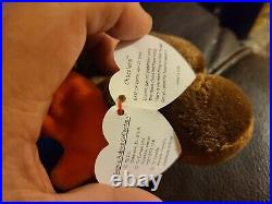 RARE withTag ErrorsTY Beanie Baby Chocolate the Moose 1993