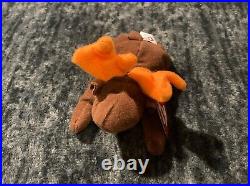 RARE withTag ErrorsTY Beanie Baby Chocolate the Moose 1993