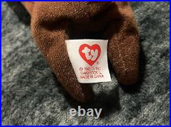 RARE withTag ErrorsTY Beanie Baby Chocolate the Moose 1993