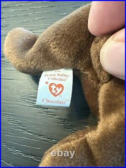 RARE withTag ErrorsTY Beanie Baby Chocolate the Moose 1993