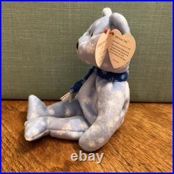 RARERetired TY Beanie Baby 1999 Holiday Teddy (Errors)
