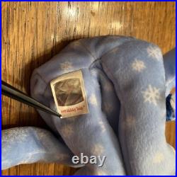 RARERetired TY Beanie Baby 1999 Holiday Teddy (Errors)