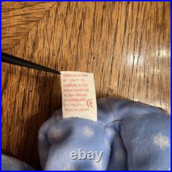 RARERetired TY Beanie Baby 1999 Holiday Teddy (Errors)