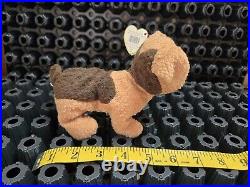 RETIRED! Multiple ERRORS 1996 Ty Beanie Baby TUFFY the Terrier VERY RARE