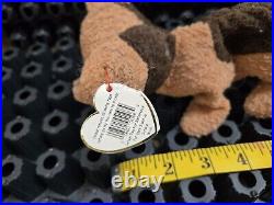 RETIRED! Multiple ERRORS 1996 Ty Beanie Baby TUFFY the Terrier VERY RARE